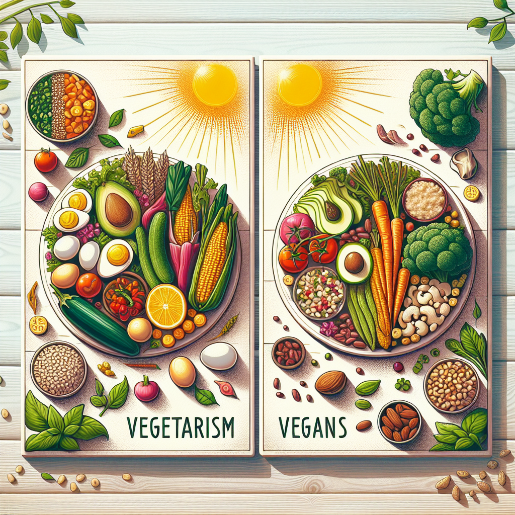 Vegetarian vs. vegan diet differences