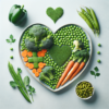High-fiber vegetarian foods