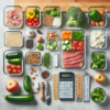 Meal prepping for a low-calorie diet