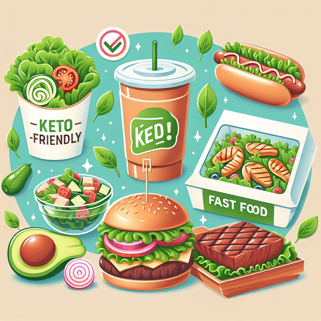 Keto-friendly fast food options